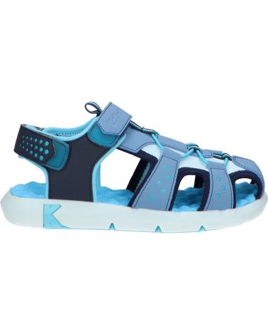 Sandalen für Junge KICKERS 1202300-30-0 JUMANGE PU NYLON 53 BLEU BLEU MARIN