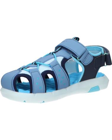 Sandalen für Junge KICKERS 1202300-30-0 JUMANGE PU NYLON 53 BLEU BLEU MARIN