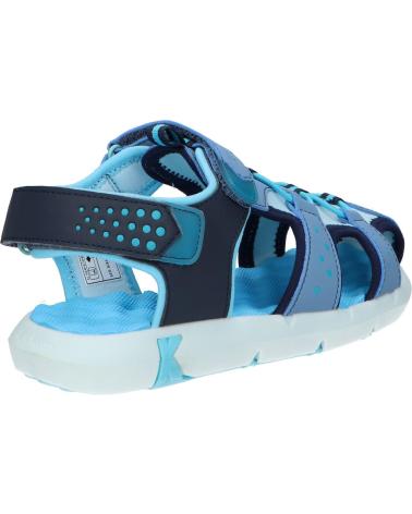 Sandalen für Junge KICKERS 1202300-30-0 JUMANGE PU NYLON 53 BLEU BLEU MARIN