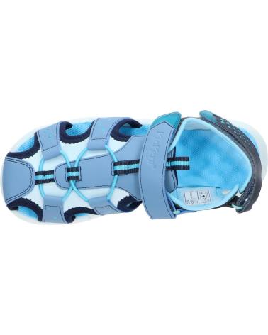 Sandalen für Junge KICKERS 1202300-30-0 JUMANGE PU NYLON 53 BLEU BLEU MARIN