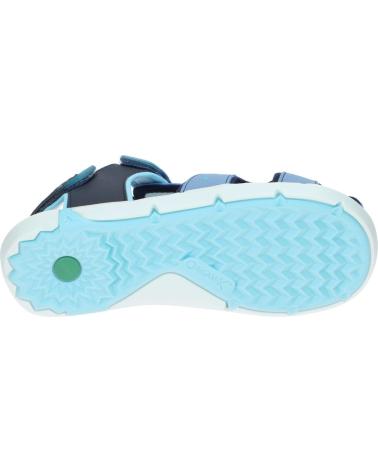 Sandalen für Junge KICKERS 1202300-30-0 JUMANGE PU NYLON 53 BLEU BLEU MARIN