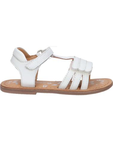 Sandalen für Mädchen KICKERS 1202383-30-0 DIAMANTO SHEEP NAPPA 3 BLANC