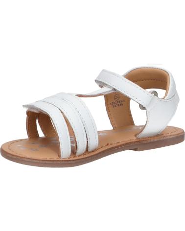 Sandalen für Mädchen KICKERS 1202383-30-0 DIAMANTO SHEEP NAPPA 3 BLANC