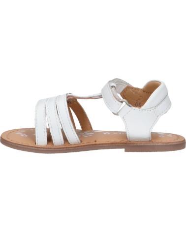 Sandalen für Mädchen KICKERS 1202383-30-0 DIAMANTO SHEEP NAPPA 3 BLANC