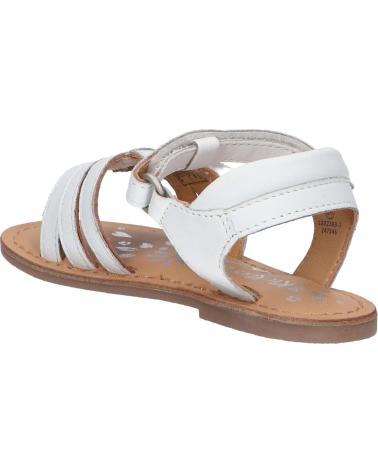 Sandalen für Mädchen KICKERS 1202383-30-0 DIAMANTO SHEEP NAPPA 3 BLANC
