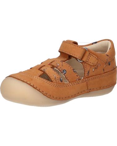 Sandali per Bambino KICKERS 1215020-10-0 KICK SUSHYK LT GOLF NUBUCKPRINT 116 CAMEL IMPRIME Z