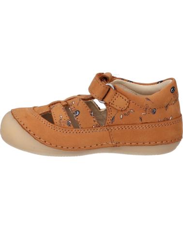 Sandali per Bambino KICKERS 1215020-10-0 KICK SUSHYK LT GOLF NUBUCKPRINT 116 CAMEL IMPRIME Z