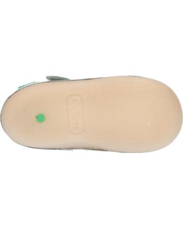 Sandali per Bambino KICKERS 1215021-10-0 KICK SUSHYK LT GOLF NUBUCKPRINT 63 VERT CELADON IM