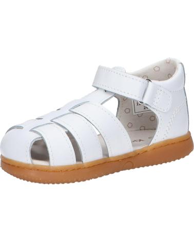 Sandalen für Mädchen und Junge KICKERS 1217856-10-0 KICK FLO ACTION LEATHER 3 BLANC