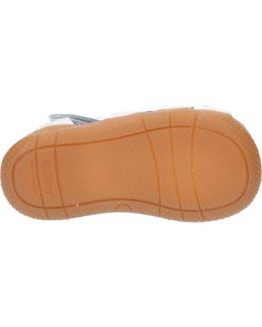 Sandalen für Mädchen und Junge KICKERS 1217856-10-0 KICK FLO ACTION LEATHER 3 BLANC