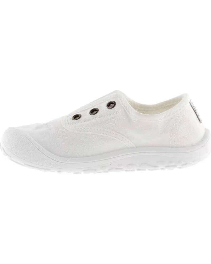 VICTORIA ZAPATILLAS BAREFOOT INGLESA LONA ELASTIC BLANCO