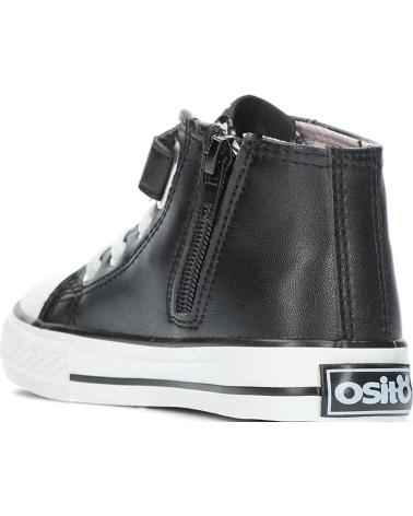 Deportivas de Niña y Niño OSITO SNEAKERS ESTILO BASKET BLACK