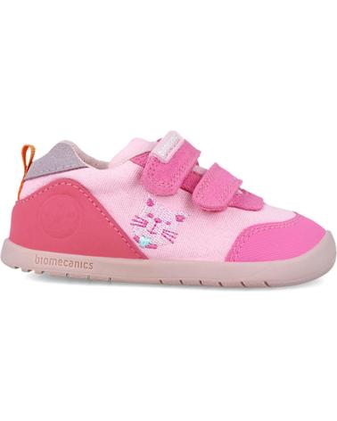 Deportivas de Niña BIOMECANICS DEPORTIVAS PARA CHICA 252190 GATITOS LONA ROSAA032