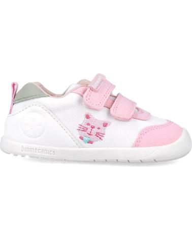 Deportivas de Niña BIOMECANICS DEPORTIVAS PARA CHICA 252190 GATITOS LONA BLANCOB050