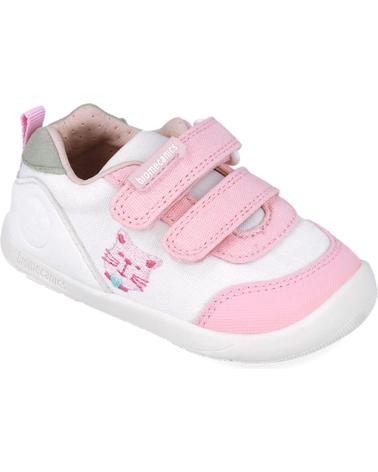 Deportivas de Niña BIOMECANICS DEPORTIVAS PARA CHICA 252190 GATITOS LONA BLANCOB050