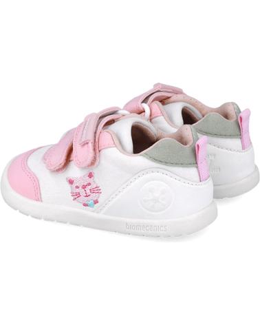 Deportivas de Niña BIOMECANICS DEPORTIVAS PARA CHICA 252190 GATITOS LONA BLANCOB050
