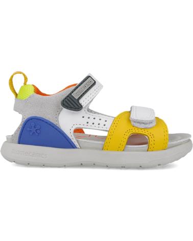 Sandalias de Niño BIOMECANICS SANDALIAS PARA CHICO 252218 BIOEVOLUTION CASUAL BLANCOAMARILLOC696