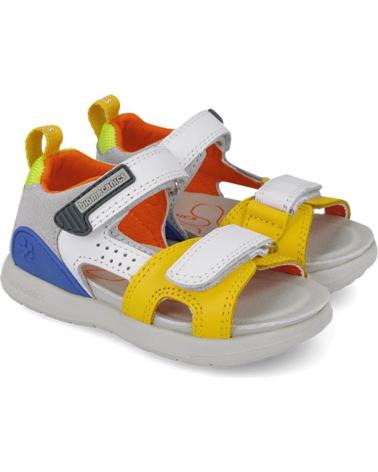 Sandalias de Niño BIOMECANICS SANDALIAS PARA CHICO 252218 BIOEVOLUTION CASUAL BLANCOAMARILLOC696