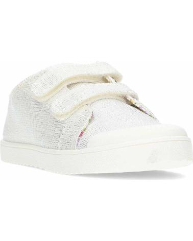 Zapatillas deporte de Niña PABLOSKY ZAPATILLAS DE LONA BAREFOOT 980050 BLANCOPLATA