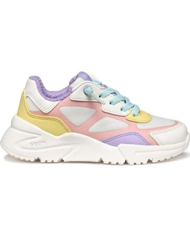 Sportivo per Bambina GEOX SNEAKERS PARA CHICA LOFTUS J55M2B WHITEMULTI