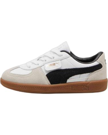 Sneaker für Mädchen und Junge PUMA ZAPATILLAS PALERMO LTH PS PARA NINOS UNISEX EN COLOR BLANCO
