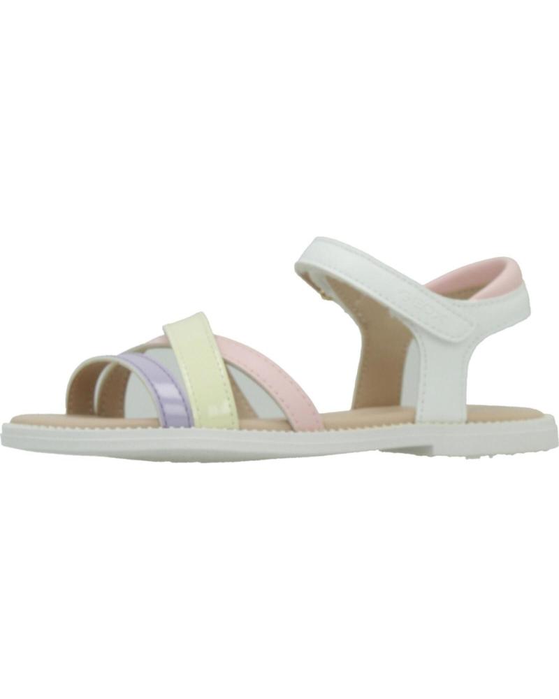 Sandalen für Mädchen GEOX SANDALIAS NINA MODELO J5235D 000BC J COLOR BLANCO C0761