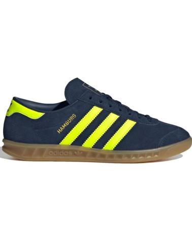 Sportivo per Donna ADIDAS HAMBURG WOMAN JS0678 NIGHT INDIGO - SOLAR YELLOW - GOLD META NAVY