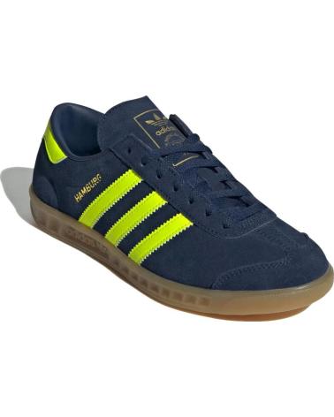 Sportivo per Donna ADIDAS HAMBURG WOMAN JS0678 NIGHT INDIGO - SOLAR YELLOW - GOLD META NAVY