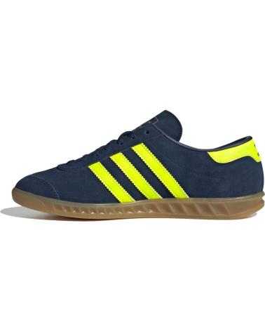 Sportivo per Donna ADIDAS HAMBURG WOMAN JS0678 NIGHT INDIGO - SOLAR YELLOW - GOLD META NAVY