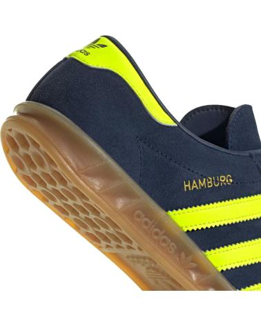 Sportivo per Donna ADIDAS HAMBURG WOMAN JS0678 NIGHT INDIGO - SOLAR YELLOW - GOLD META NAVY