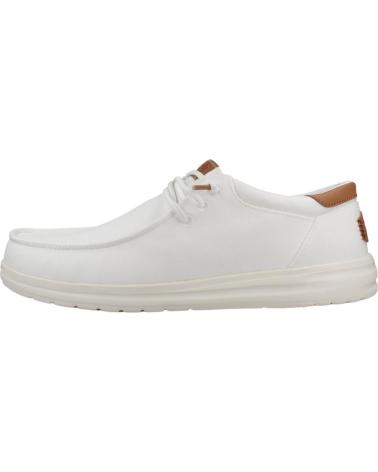 Nauticos-De-Hombre-HEY-DUDE-INFORMALES-HOMBRE-MODELO-PAUL-CANVAS-COLOR-BLANCO-WHITE