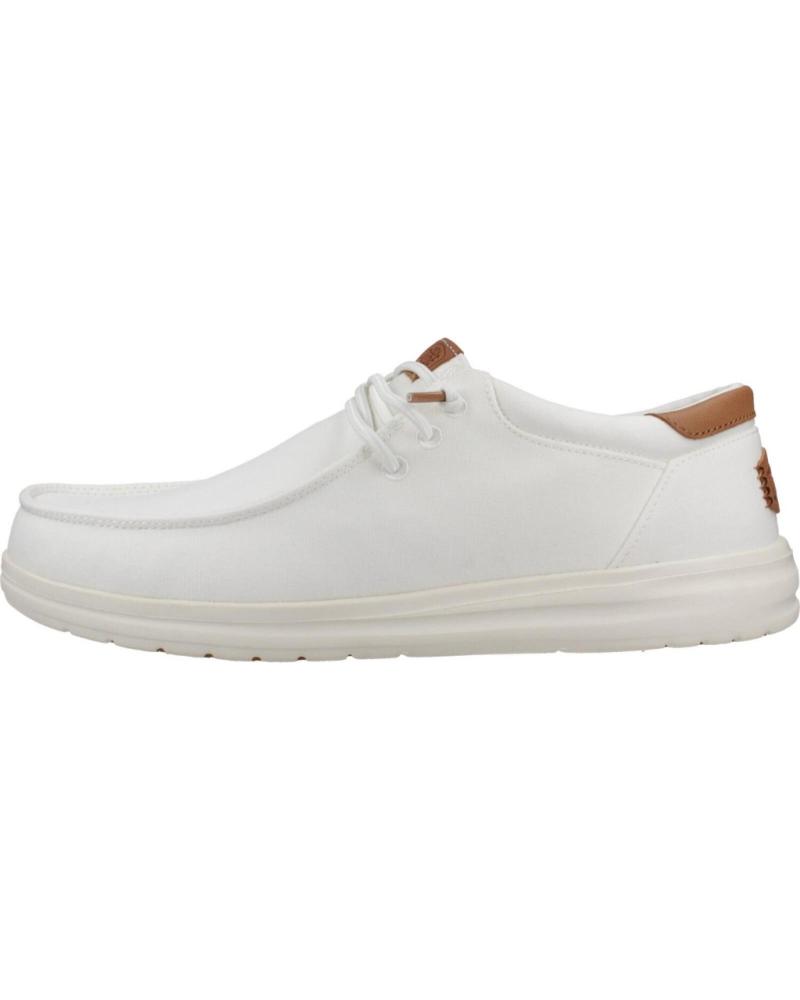 Nauticos-De-Hombre-HEY-DUDE-INFORMALES-HOMBRE-MODELO-PAUL-CANVAS-COLOR-BLANCO-WHITE
