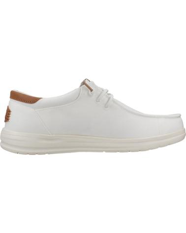 Nauticos-De-Hombre-HEY-DUDE-INFORMALES-HOMBRE-MODELO-PAUL-CANVAS-COLOR-BLANCO-WHITE