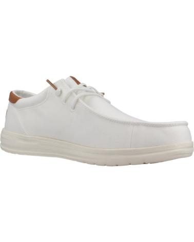 Nauticos-De-Hombre-HEY-DUDE-INFORMALES-HOMBRE-MODELO-PAUL-CANVAS-COLOR-BLANCO-WHITE
