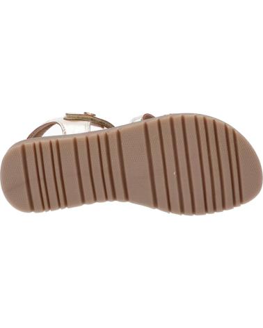 Sandalen für Mädchen KICKERS 694798-30 BETTY CUIR SHEEP METALLICPONY 151 OR PONY