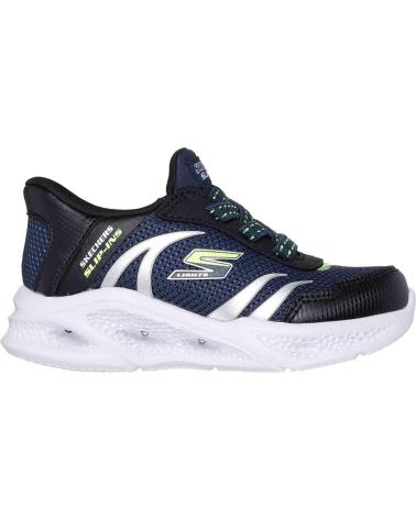 Sportif pour Fille et Garçon SKECHERS ZAPATILLAS METEOR LIGHTS PARA NINOS EN COLOR AZUL
