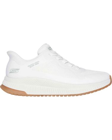 Woman Trainers SKECHERS ZAPATILLAS SLIP-INS BOBS SQUAD 4 PARA MUJER EN COLOR BLANCO