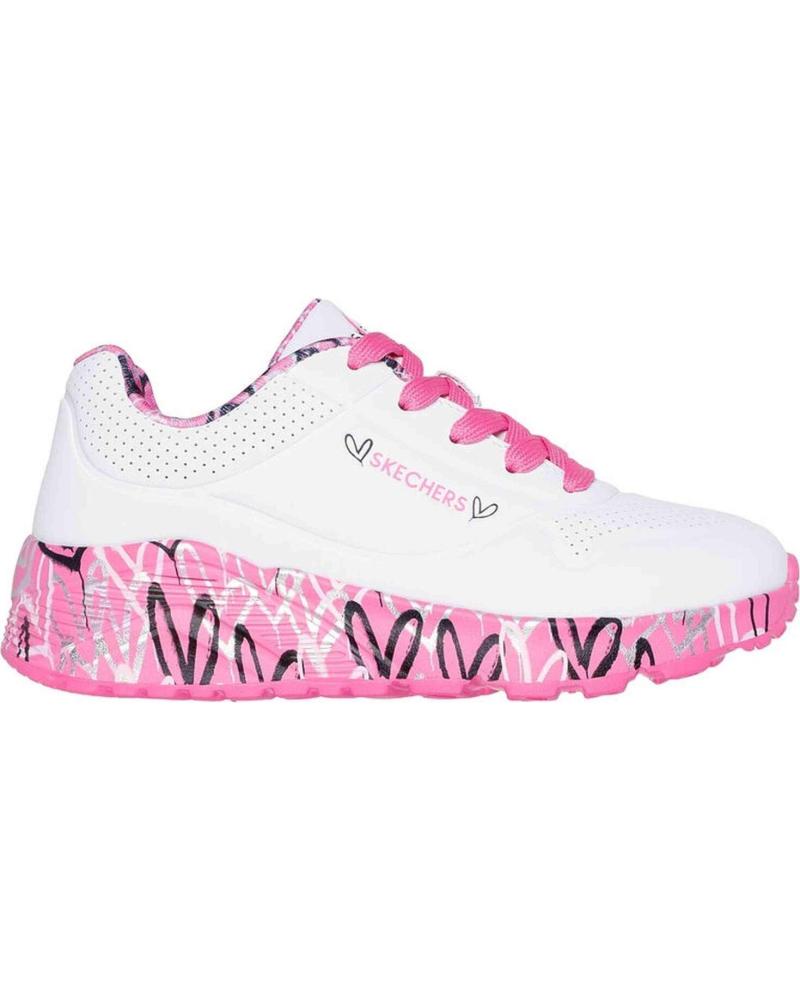 Sneaker für Damen SKECHERS UNO LITE LOVELY WHP
