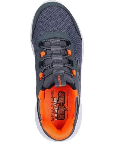 Sportivo per Bambina e Bambino SKECHERS ZAPATILLA KIDS SLIP-INS COLOR GRIS