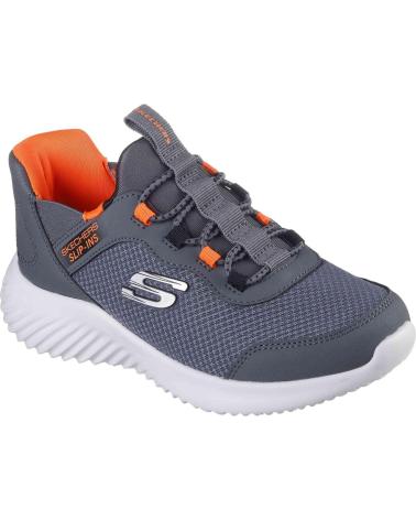 Sportivo per Bambina e Bambino SKECHERS ZAPATILLA KIDS SLIP-INS COLOR GRIS