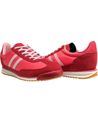 Sportif pour Femme CALZADOMANIA BAMBA RETRO COLOR ROJO