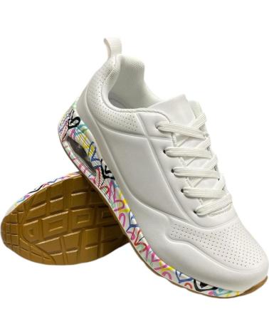 Esportes  de Mulher CALZADOMANIA DEPORTIVA SUELA COLOR BLANCO