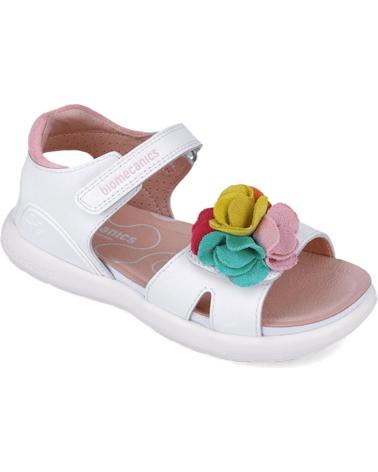 Sandales pour Fille BIOMECANICS SANDALIAS PARA CHICA 252241 BIOEVOLUTION FLOR BLANCOB050