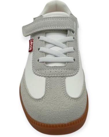 Deportivas-De-Niña-LEVIS-ZAPATILLA-BLANCO-GRIS-BLANCO