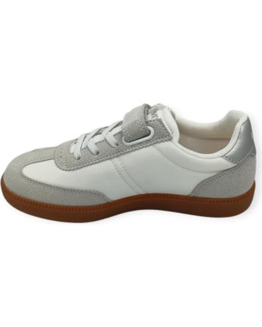 Deportivas-De-Niña-LEVIS-ZAPATILLA-BLANCO-GRIS-BLANCO