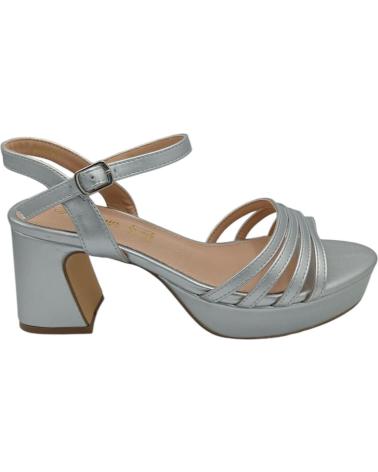 Zapatos de tacón per Donna DAVINIA SANDALIA FIESTA TACON PLATEADO
