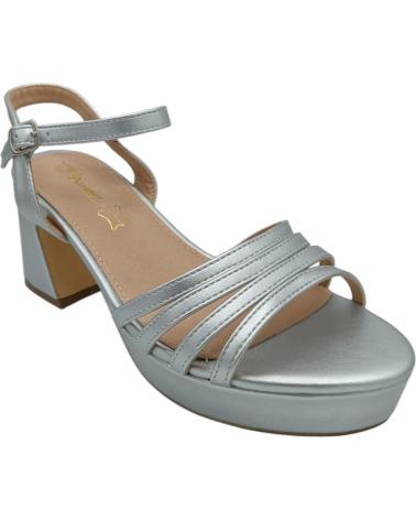 Zapatos de tacón per Donna DAVINIA SANDALIA FIESTA TACON PLATEADO