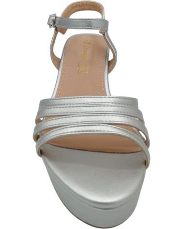 Zapatos de tacón per Donna DAVINIA SANDALIA FIESTA TACON PLATEADO