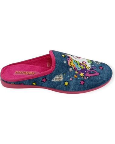 Calzado de casa de Niña CHISPAS ZAPATILLA CHINELA UNICORNIO 83 VARIOS COLORES