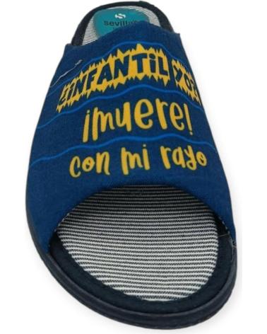 Woman and boy House slipers SEVILLAS ZAPATILLA CASA NIO ABIERTA AZUL 86895 VARIOS COLORES
